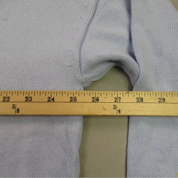 J.Jill * Light Blue Crew Neck Sweater * Size XL - Picture 6 of 10